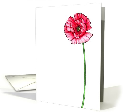 Thank You Poppy card (805513)