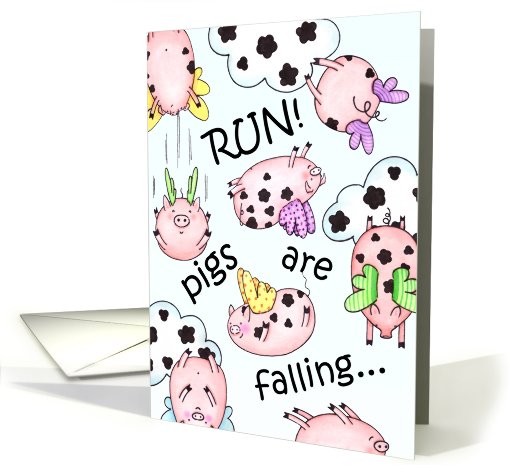 When Pigs Fall card (808696)