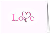 Love Ribbons Valentine’s Day Card