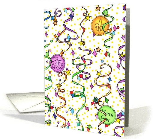 Mardi Gras Party card (897722)