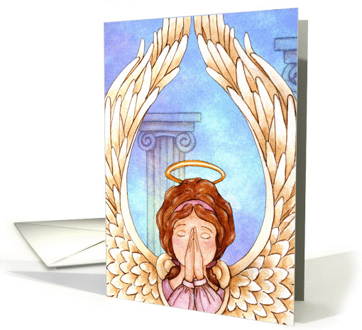 Praying Angel Sympathy card (898444)