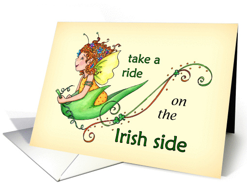 St. Patrick's Day Fairy On Ivy card (912063)