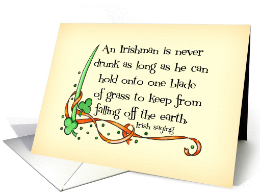 Not Drunk St. Patrick's Day card (912064)