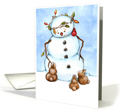 Winter Friends card (91751)