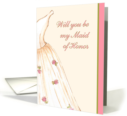 Will You Be My Maid of Honor Invitation card (918849)