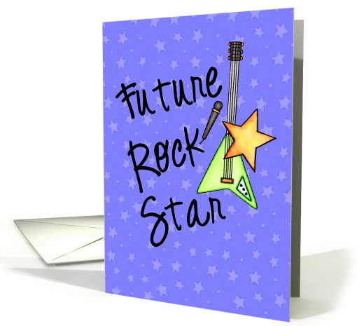 Happy Birthday Day to a Future Rock Star card (928701)