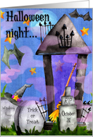 Halloween Night card