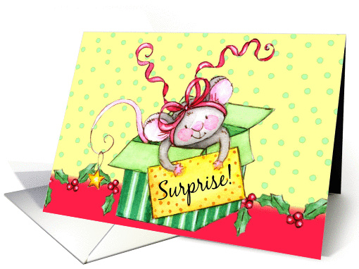 Mouse Surprise card (93723)