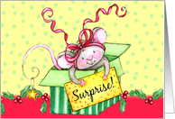 Mouse Surprise card