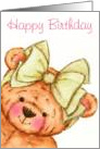 Teddy Bear Birthday card