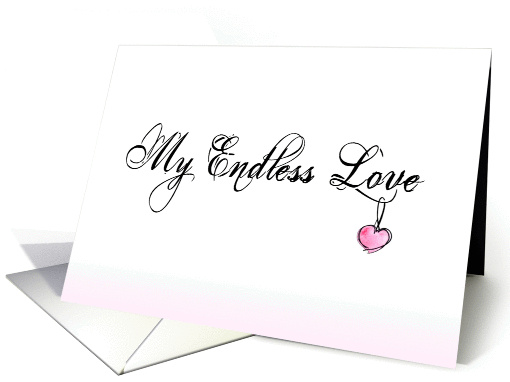My Endless Love Engagement Announcement card (958799)