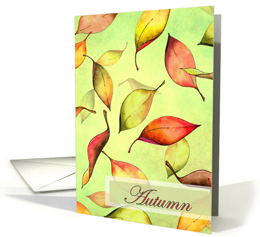 Autumn Leaves card (977315)