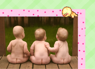 Sweet Chick Photo Insert Easter Card