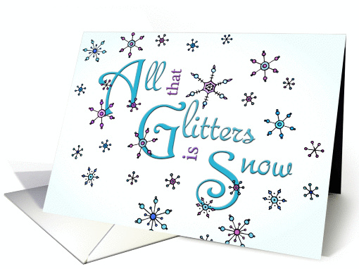 All That Glitters Christmas card (992045)