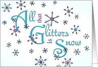 All That Glitters Christmas Card