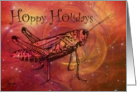 Hoppy Holidays Grasshopper Card