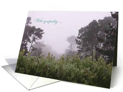 Receding Mist, sympathy card (1520922)