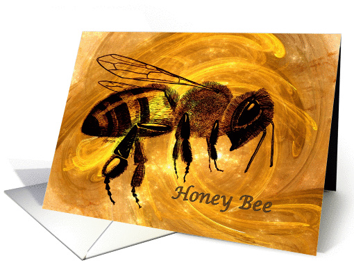 Honey Bee card (870525)