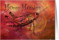 Hoppy Holidays Grasshopper Card