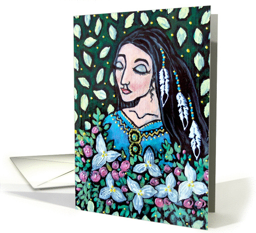 Wild Rose & Terillium card (106715)