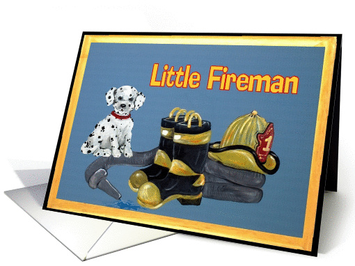 Happy Birthday Little Fireman!! card (110167)
