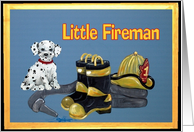 Happy Birthday Little Fireman!! card