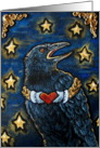 Raven Heart card