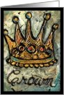 Crown for a King card