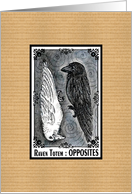 Raven Totem Card OPPOSITES card