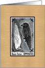 Raven Totem Card OPPOSITES card