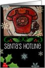 Santa’s Hotline card