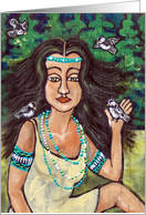 Chickadee Courage card