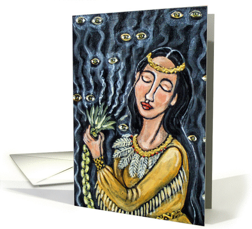 Sweetgrass Smudge card (95119)