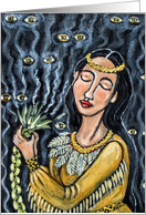 Sweetgrass Smudge card