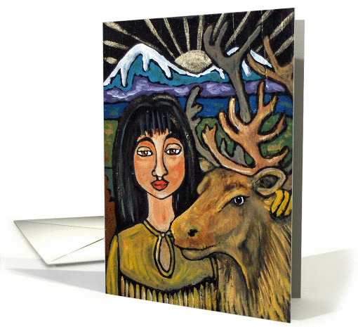 Wapiti Totem card (95137)