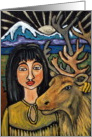 Wapiti Totem card