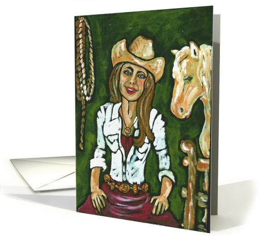 Country Girl card (95647)