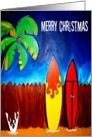 Surf Christmas card