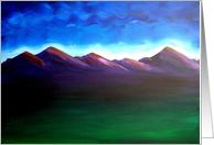 PURPLE MOUNTAINS card