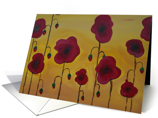 POPPIES card (95689)