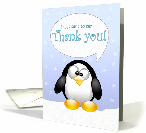 Christmas Thank You card (112971)