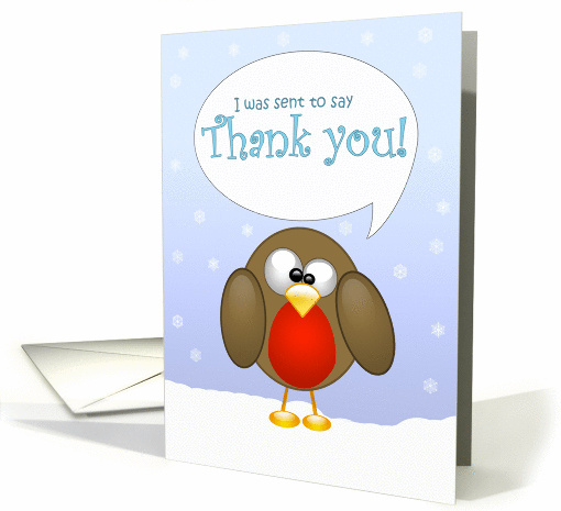 Christmas Thank You card (112985)