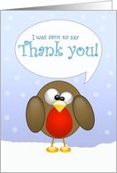 Christmas Thank You card