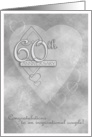 60th Wedding Anniversary card