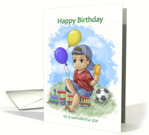Happy Birthday Son card (130539)