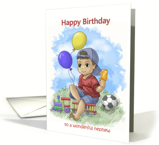 Happy Birthday Nephew card (130545)