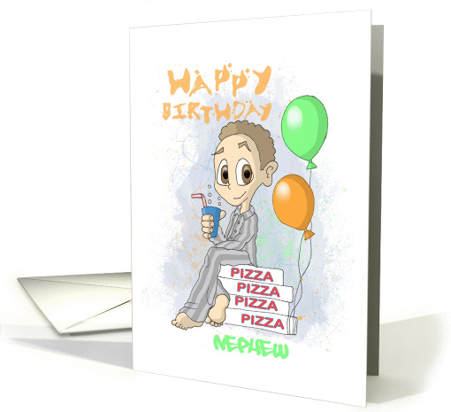 Happy Birthday Nephew card (132922)