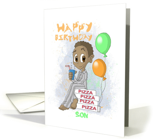Happy Birthday Son card (132928)
