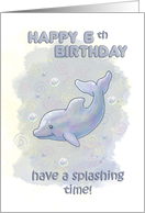 Happy 6th Birthday card