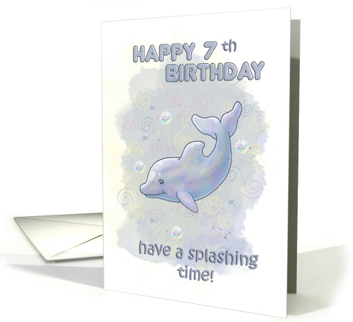 Happy 7th Birthday card (133104)